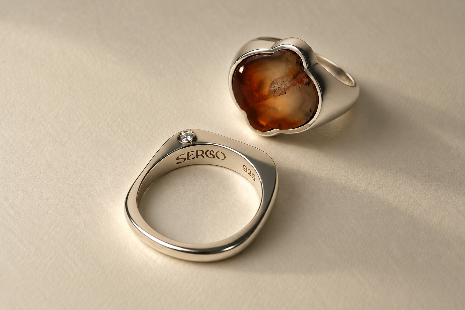 Aion and Ishtar rings by SERGIO STUDIO