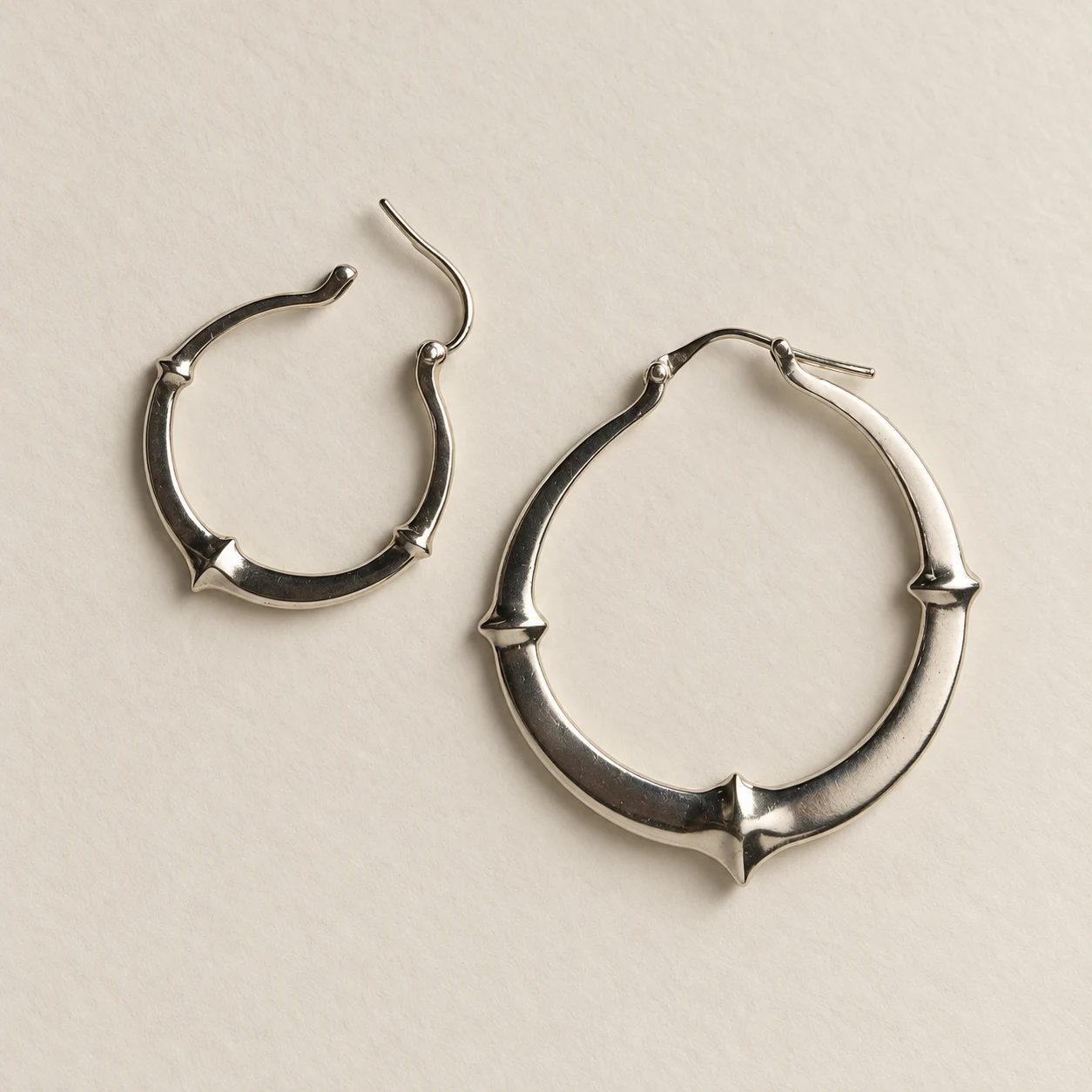 Artemis Earring Pair in sterling silver